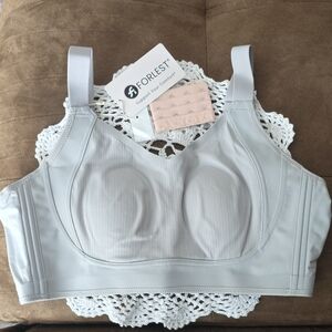 Forlest Women's Light Gray Supportive Bra